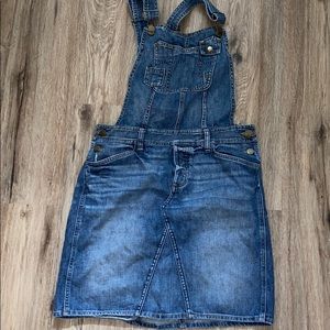 gap overall dress